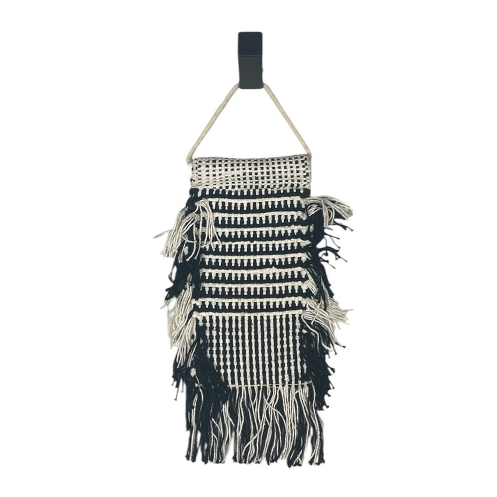 Woven mini wall hanging
